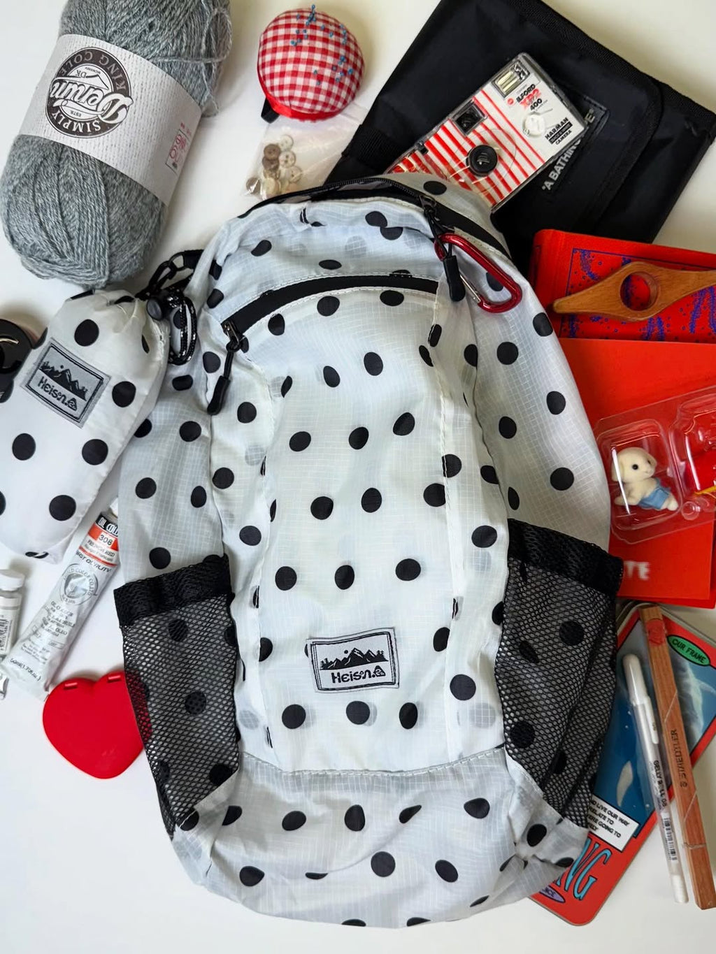 [驚喜價格⚡️] Heisan Ultra-Light Compact Pocket Bag V1 Dots