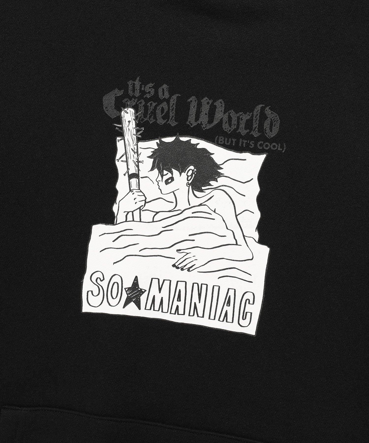 niceghostclub RESTLESS SLEEP HOODIE [BLACK]