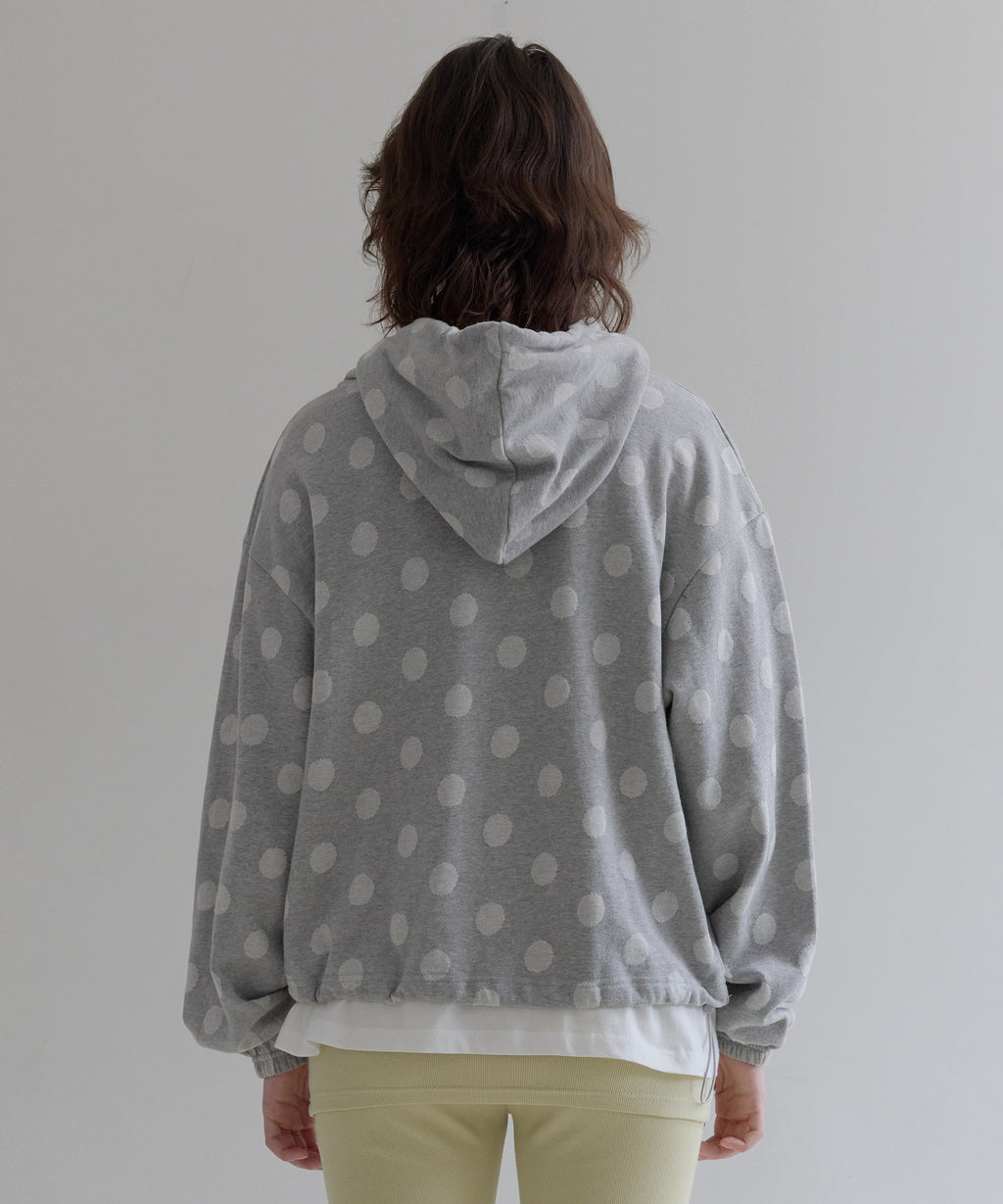 [Rei同款🎀] funfromfun FRILL HEART HOODIE DOT / 2COLORS