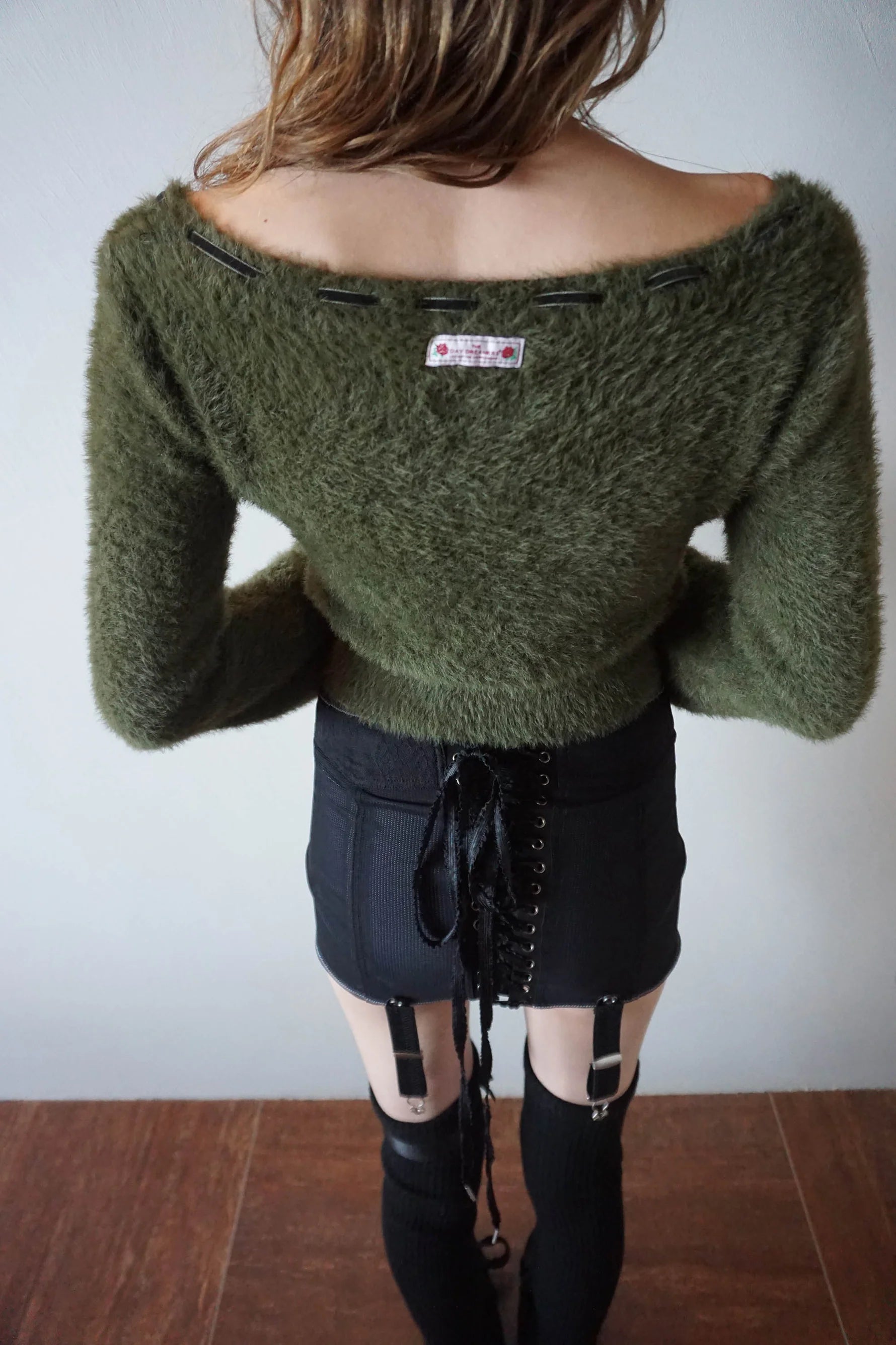 Angora Cardigan Khaki
