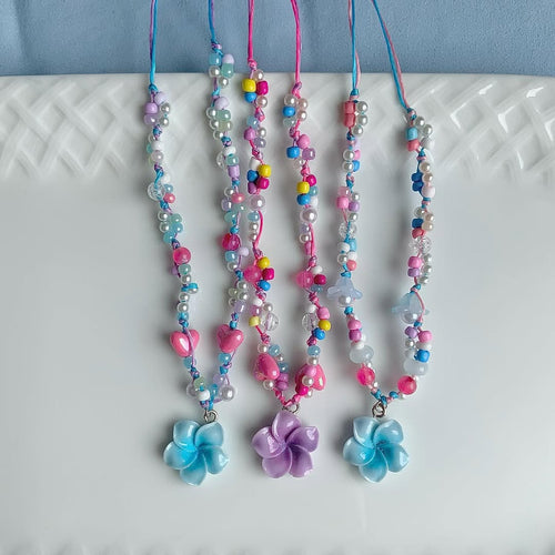 abbie.acc Floral Shine Necklace / 5colors