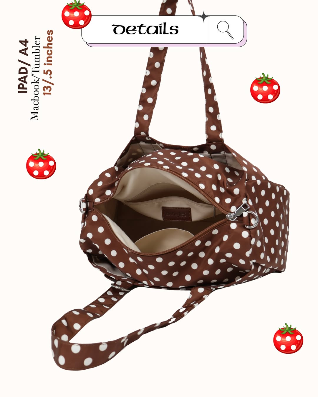 Poka Poka Polkadot Bread Bag - 3colors