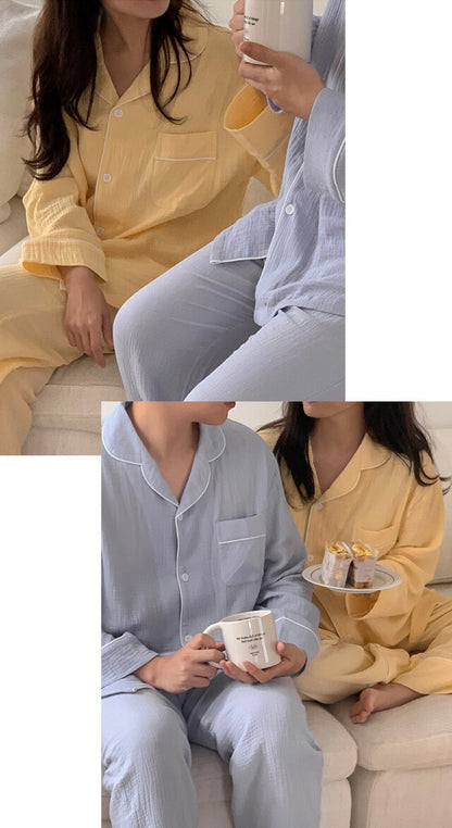 [韓國售出16,000+⭐️] J'eu Seven Days Cotton Pajama Set 7colors