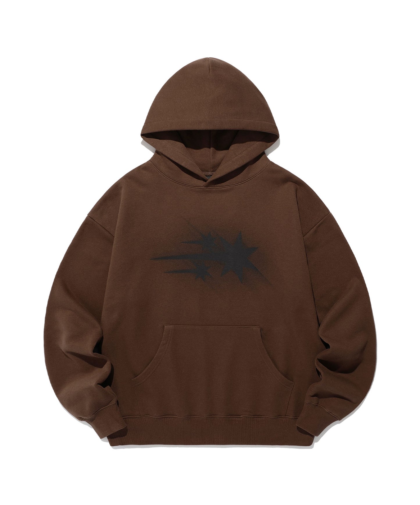 niceghostclub MOVING SYMBOL HOODIE [BROWN]