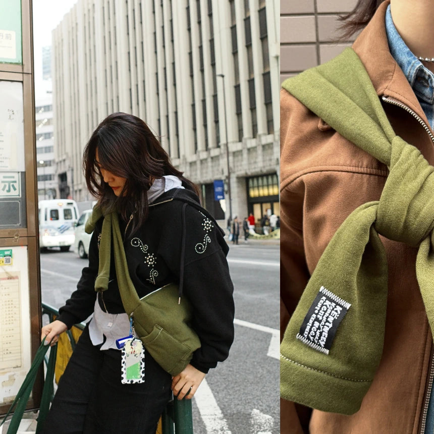 [官方代理💣] KENTNEEY 3-WAY SWEATER DAILY WINDY BAG - PICKLE GREEN