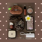 Leopard Glass Bumper iPhone Case - Caramel