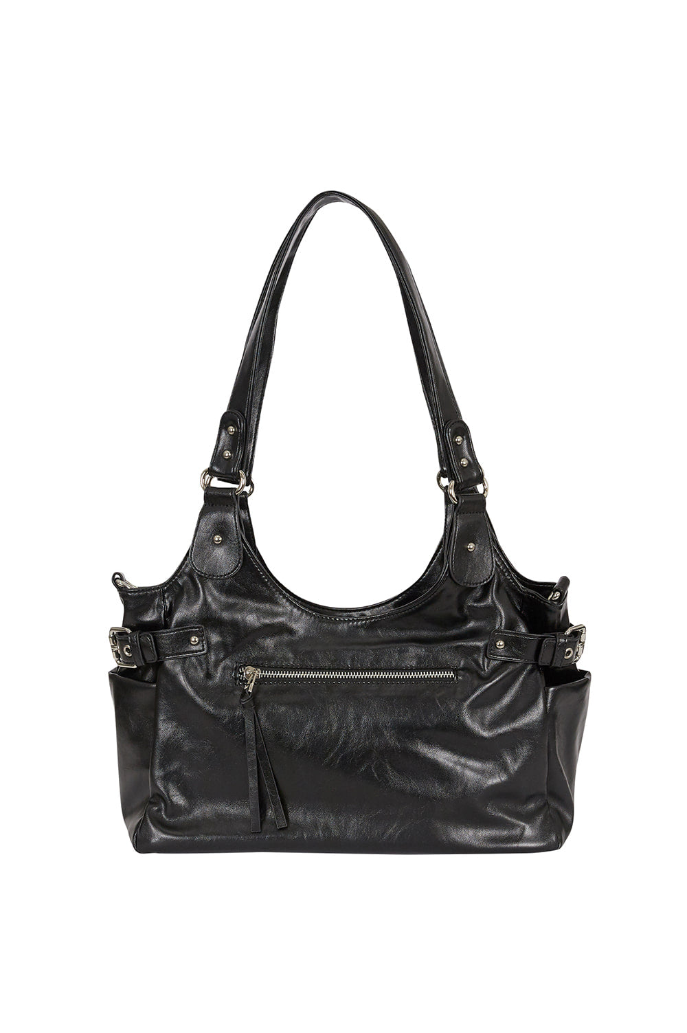 ILLIGO Amber Buckle Shoulder Bag / Black