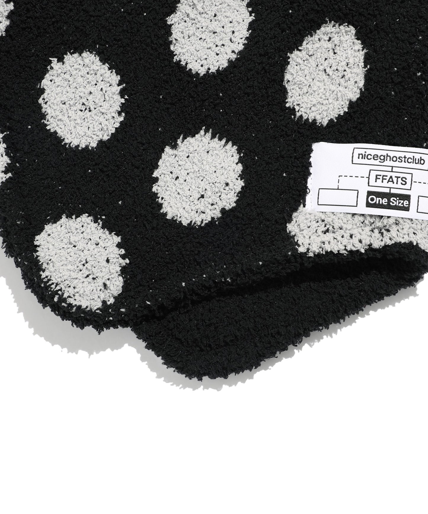 niceghostclub FFATS DOT EARCAP BEANIE
[BLACK]