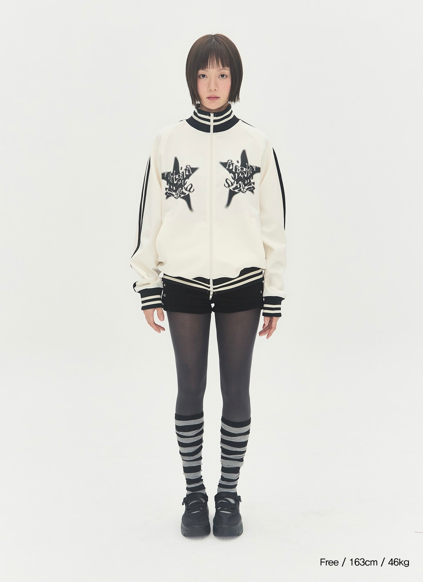 BYEOLBODA GEUDAE TRACK TOP [CREAM]