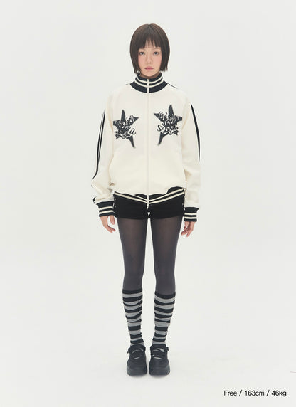 BYEOLBODA GEUDAE TRACK TOP [CREAM]