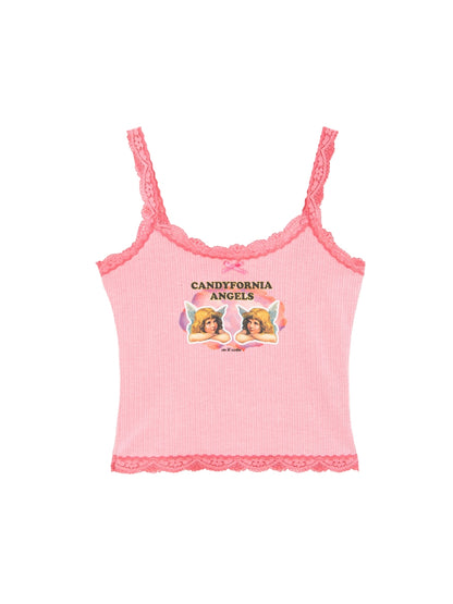 Angle Wings Sleeveless - pink