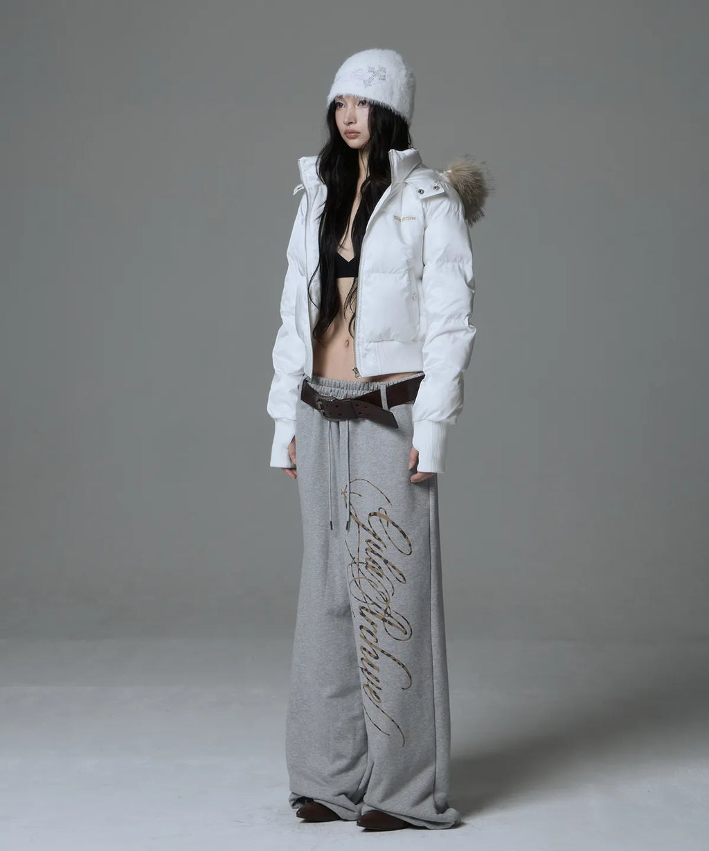 [GILA ARCHIVE] Fur Hood Light Padded Jacket - 2 Colors
