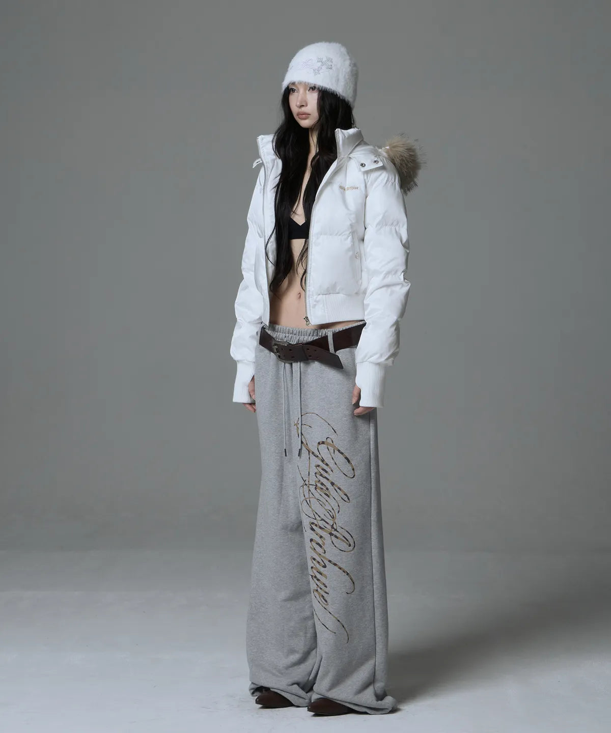 [GILA ARCHIVE] Fur Hood Light Padded Jacket - 2 Colors