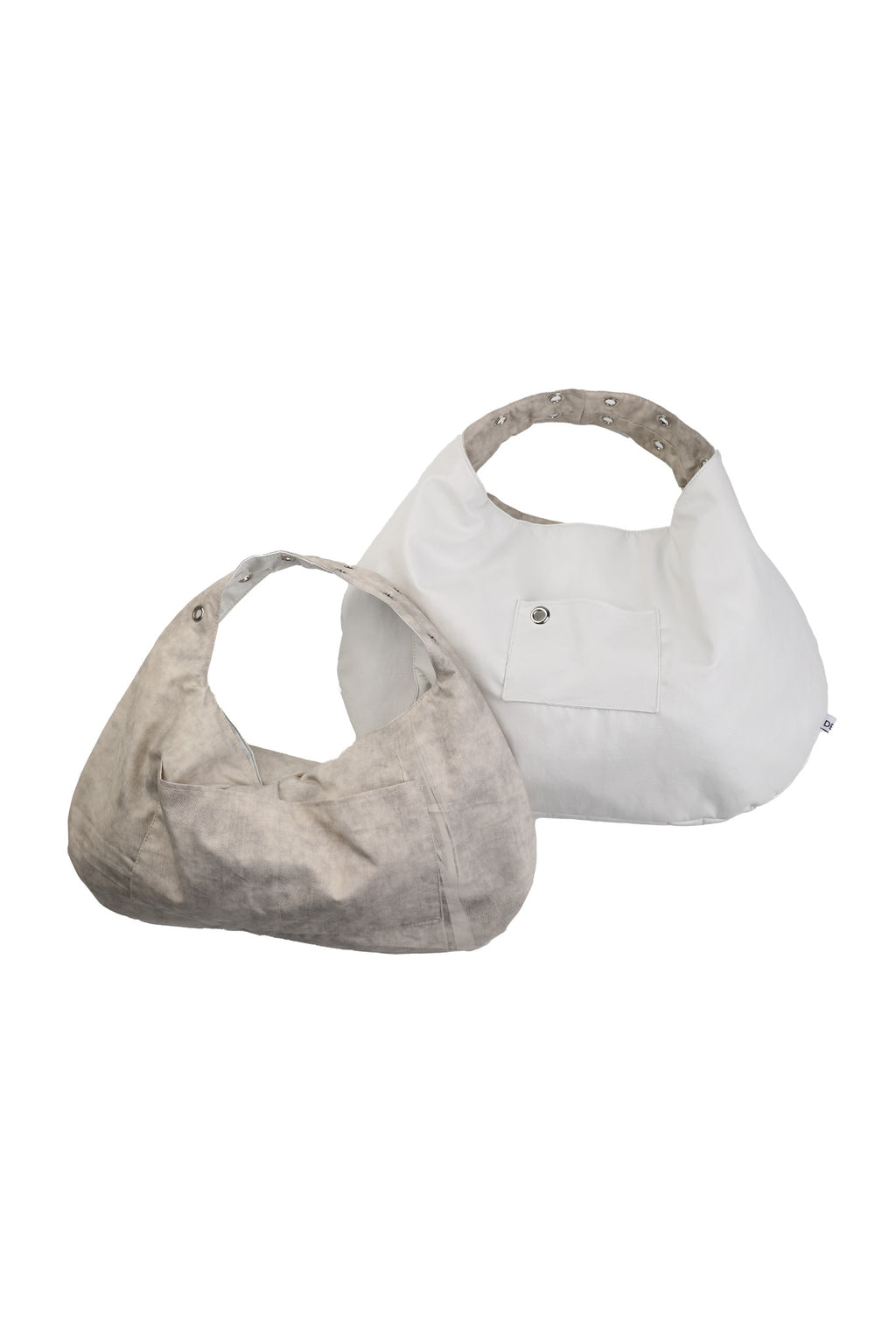 DEPC EYELET LEATHER BAG (WHITE)