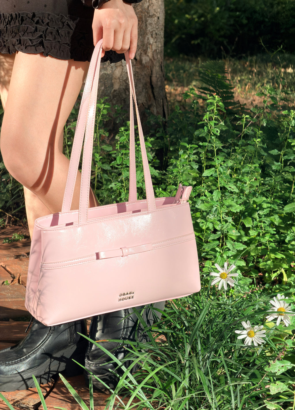 [香港現貨✨] [獨家代理🎀] Daisy Muse Ballerina Shoulder Bag - Soft Pink