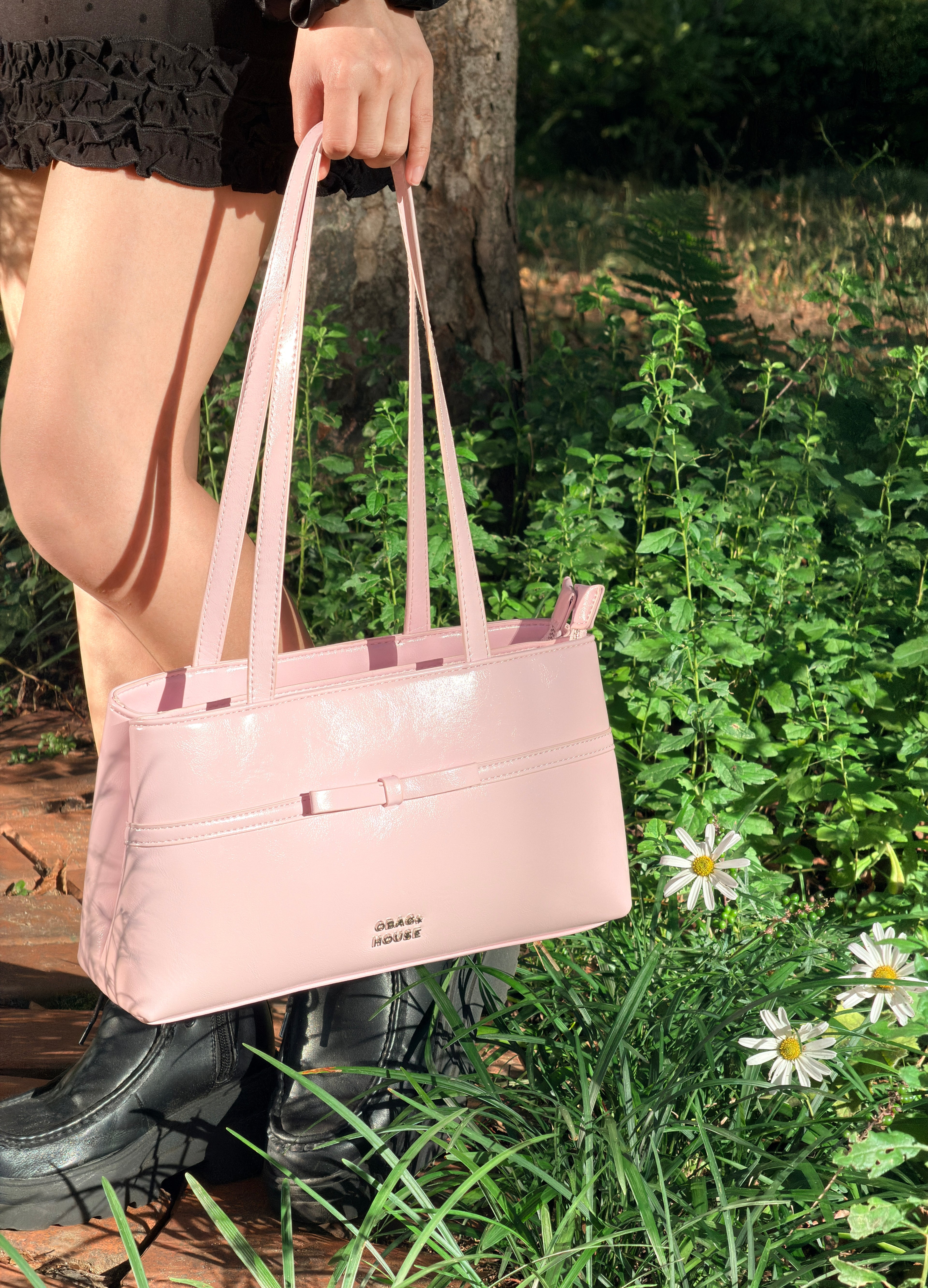 [香港現貨✨] [獨家代理🎀] Daisy Muse Ballerina Shoulder Bag - Soft Pink