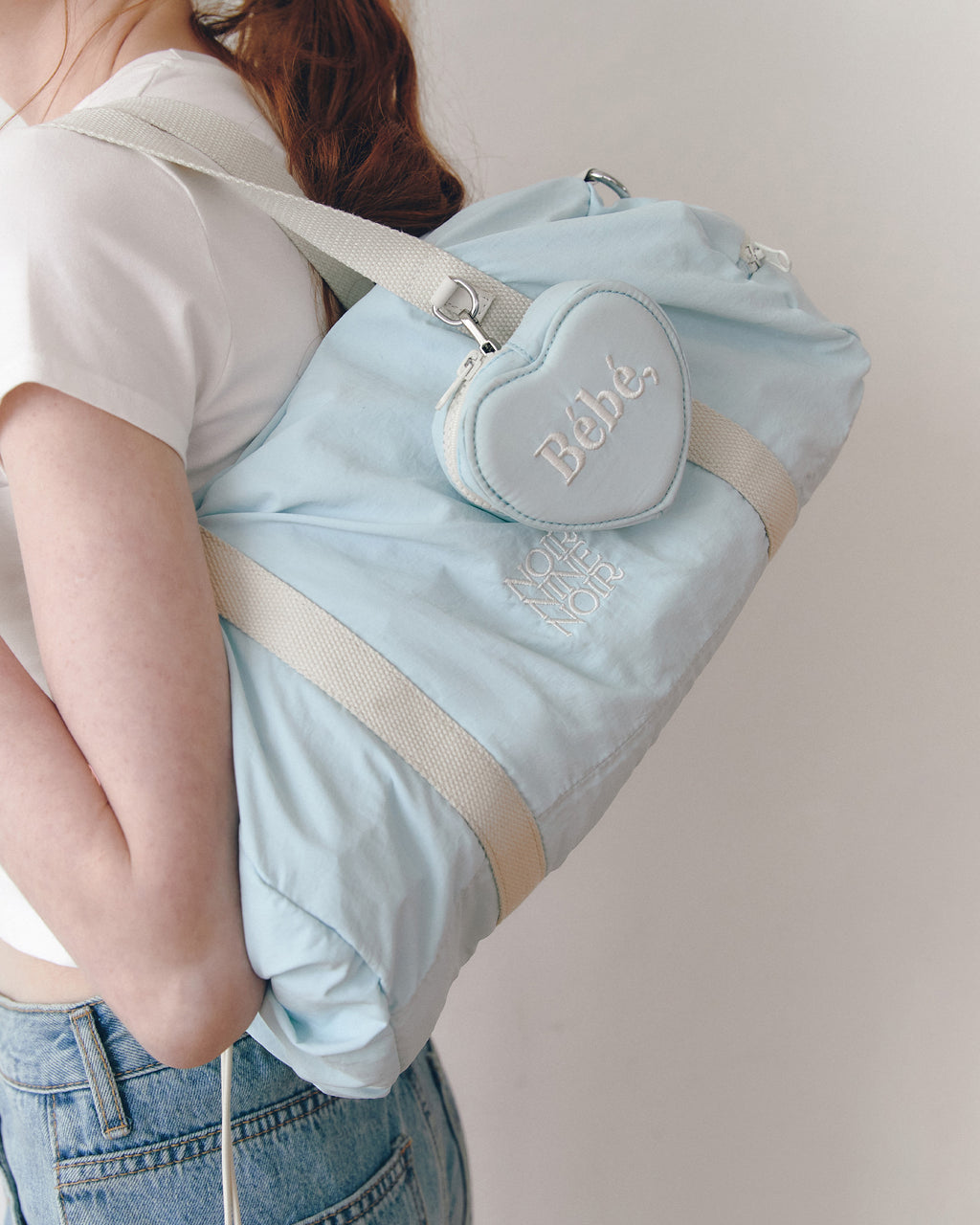 NOIRNINE Bébé Nylon Bag / sky blue
