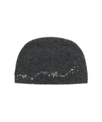 [illigo] DRAWING EMBROIDERY BEANIE_CHARCOAL