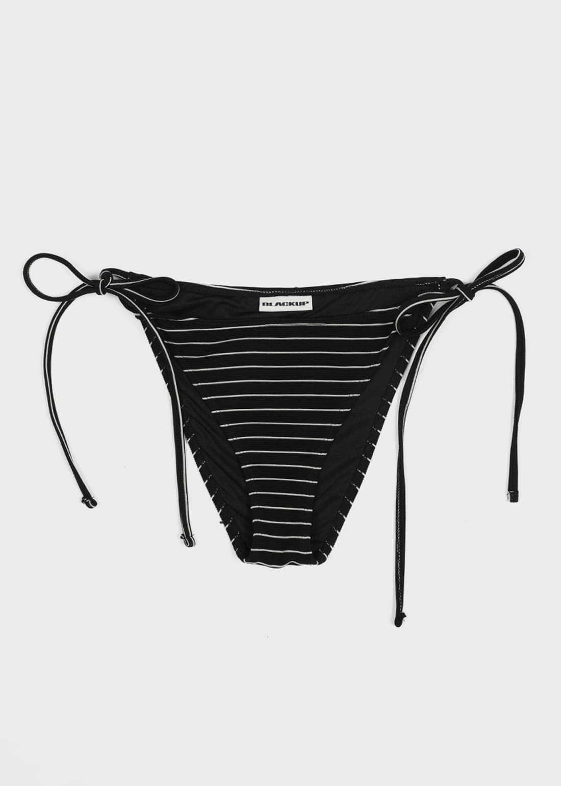 [韓國製造🇰🇷] Lafranc Striped String Bikini / Black