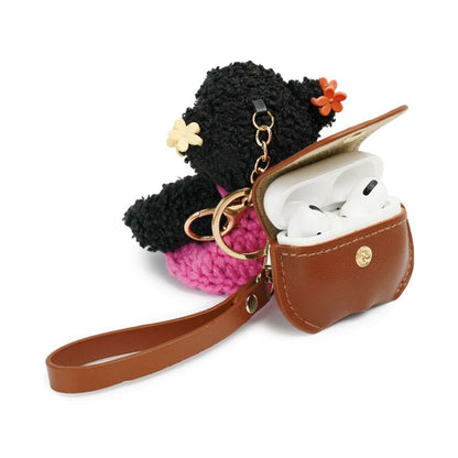 BEARPAW Bear Doll AirPods Case / Black Pupu