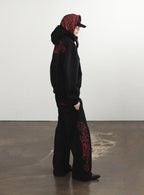 Mystic Capsule Hood Zip Up / Black