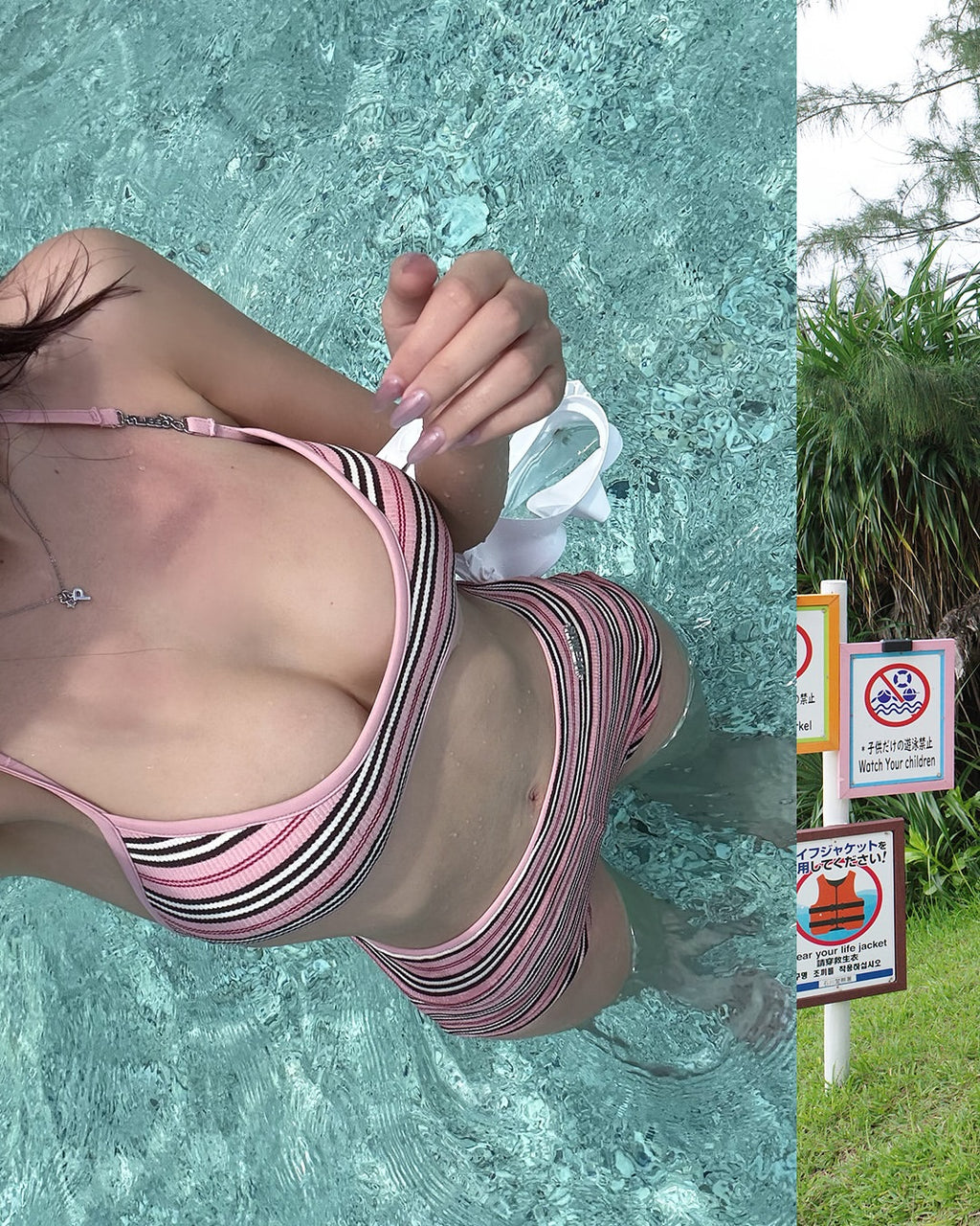 iceblink Pinky Mousse Bikini Set