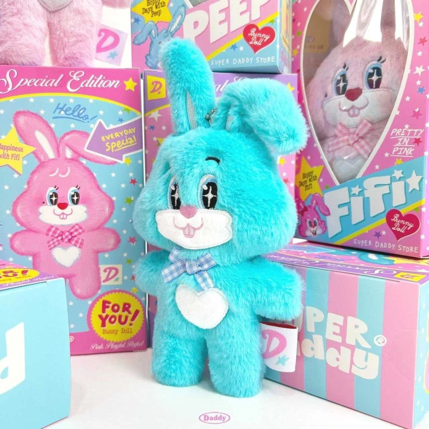 Daddy Little Peep & Fifi Doll Keychain /