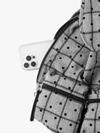 BERRY POCKET BACKPACK LARGE - DOT GREY