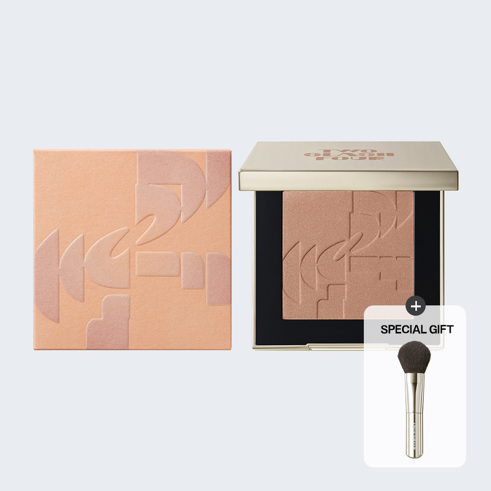 TWO SLASH FOUR All Over Face Blush - 3 BEIGE COLORS