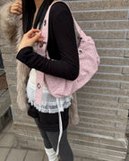 [FOR APPEAL] CARRY LIGHT HOBO BAG_LEOPARD PINK