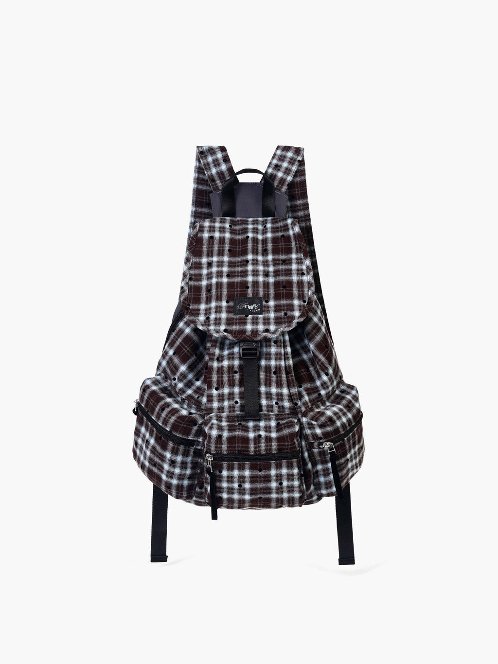 BERRY POCKET BACKPACK LARGE - DOT BROWN