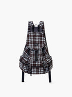 BERRY POCKET BACKPACK LARGE - DOT BROWN