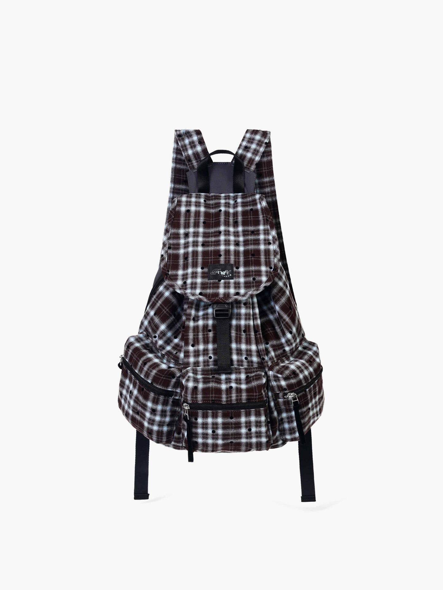 BERRY POCKET BACKPACK LARGE - DOT BROWN