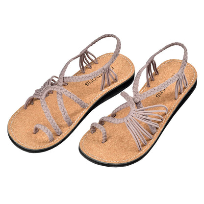 [handmade] "EXPLORE" SANDALS 編織涼鞋 - 10colors (pale)