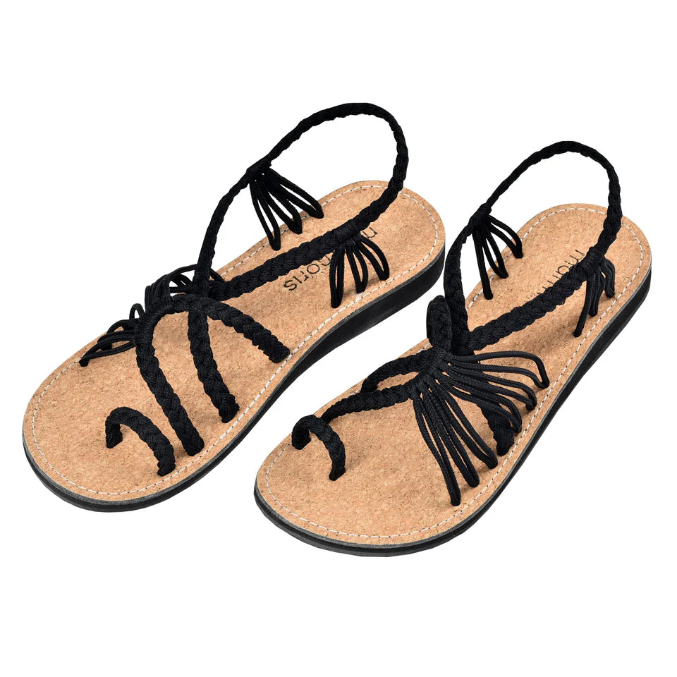 [handmade] "EXPLORE" SANDALS 編織涼鞋 - 10colors (pale)