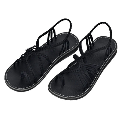 [handmade] "EXPLORE" SANDALS 編織涼鞋 - 10colors (pale)