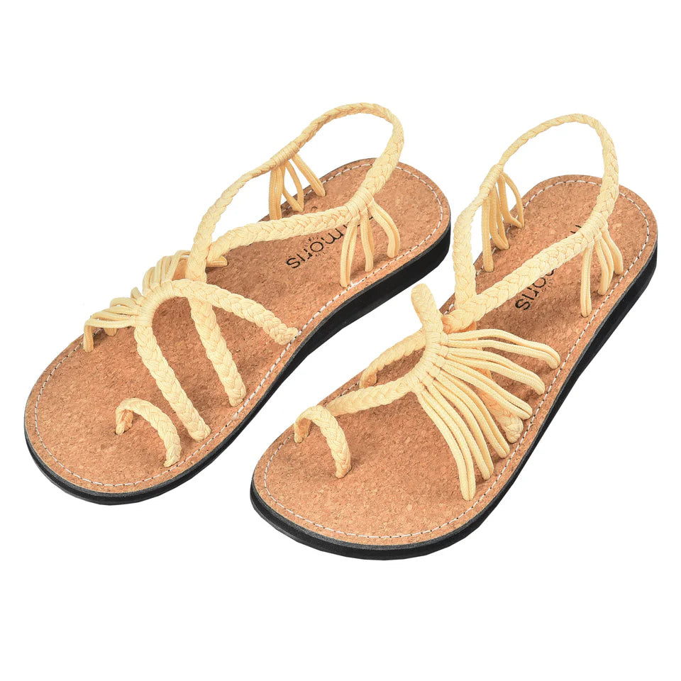 [handmade] "EXPLORE" SANDALS 編織涼鞋 - 10colors (pale)