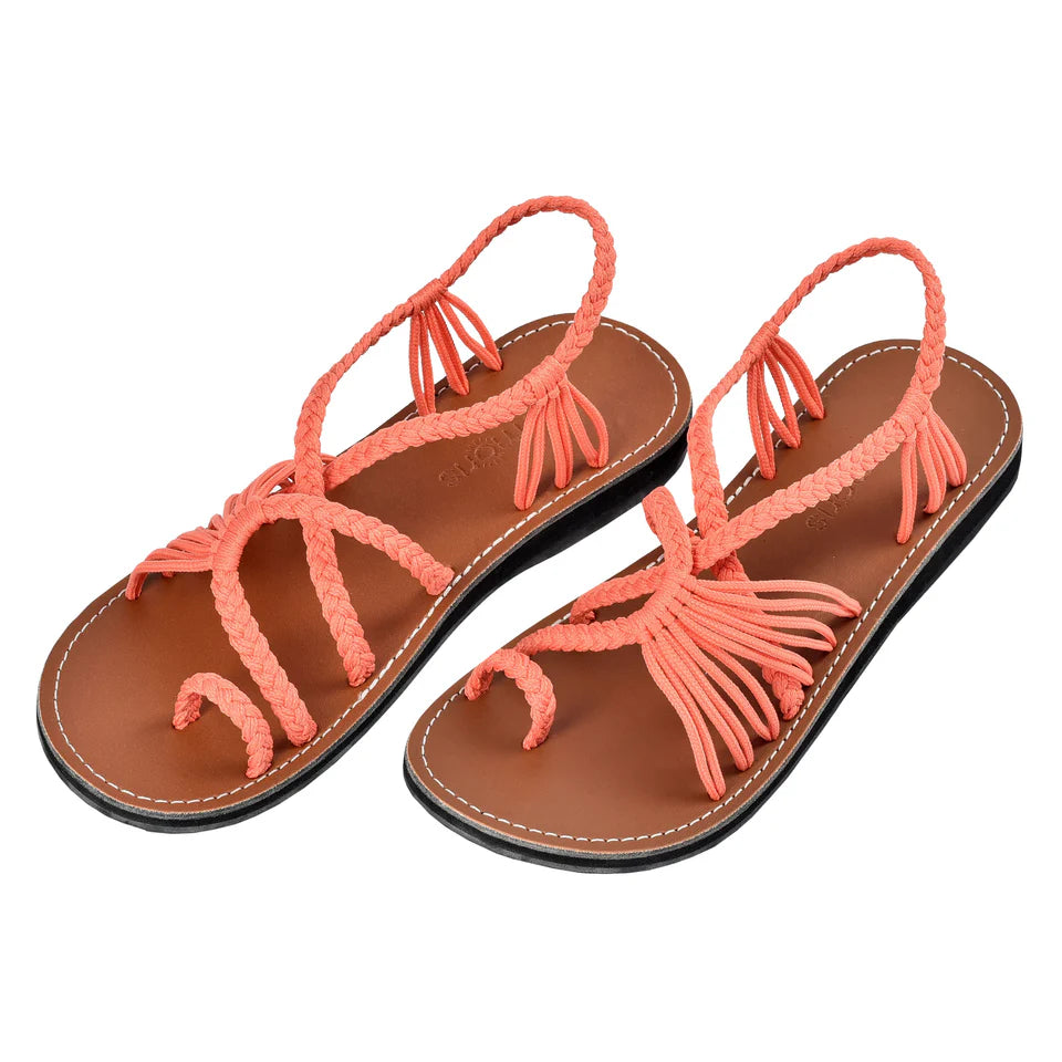 [handmade] "EXPLORE" SANDALS 編織涼鞋 - 10colors (pale)