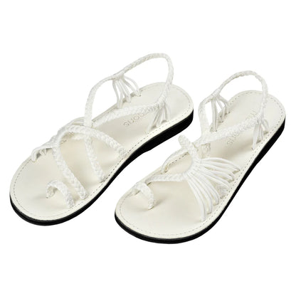 [handmade] "EXPLORE" SANDALS 編織涼鞋 - 10colors (pale)