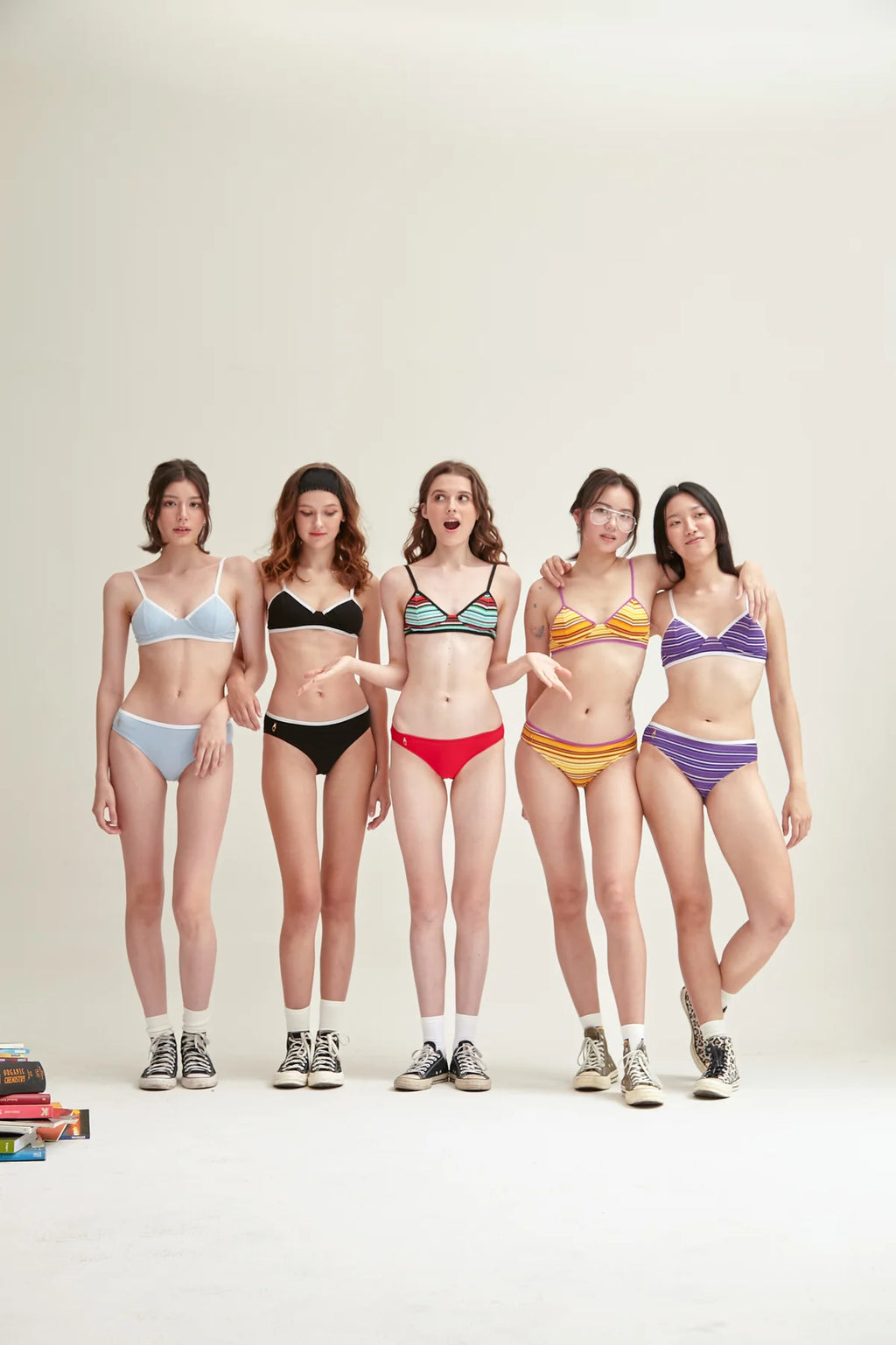 APRILPOOLDAY BOOGIE BRA SET / 4COLORS