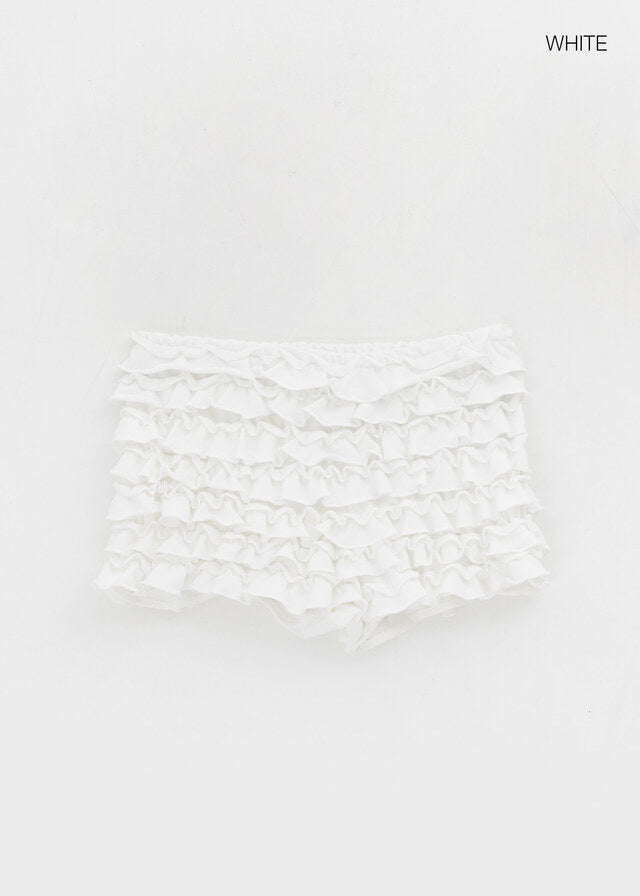 [韓國製造🇰🇷] Printy Tiered Banding Shorts / 3colors