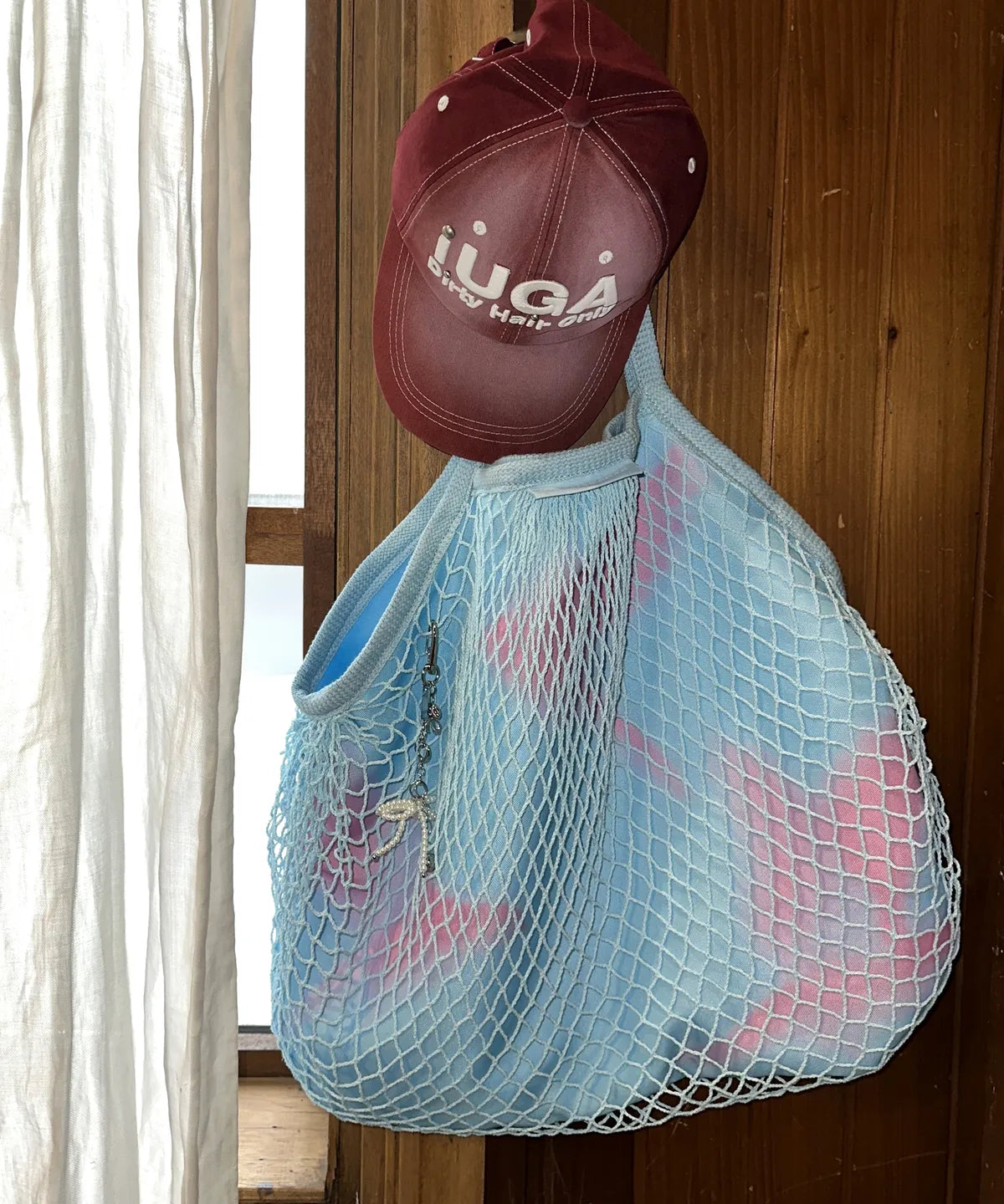 [IUGA] WAVY LAYER NET BAG_3 COLORS