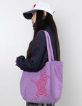 Twister Star Tote Bag - Check Pink