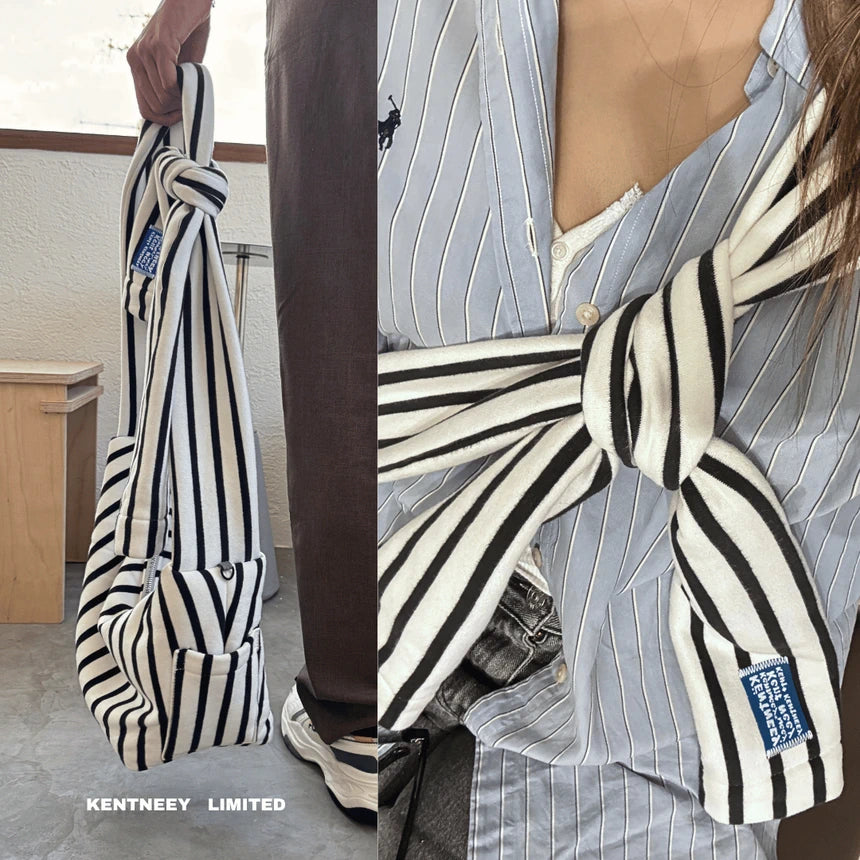 [官方代理💣] KENTNEEY 3-WAY SWEATER DAILY WINDY BAG - ZIGGY STRIPS🏁