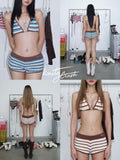 [iceblink] Knity Crush Bikini Beachwear - 2colors