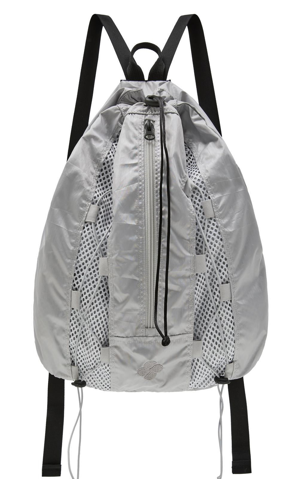 HOODHOOD Mesh String Backpack / grey