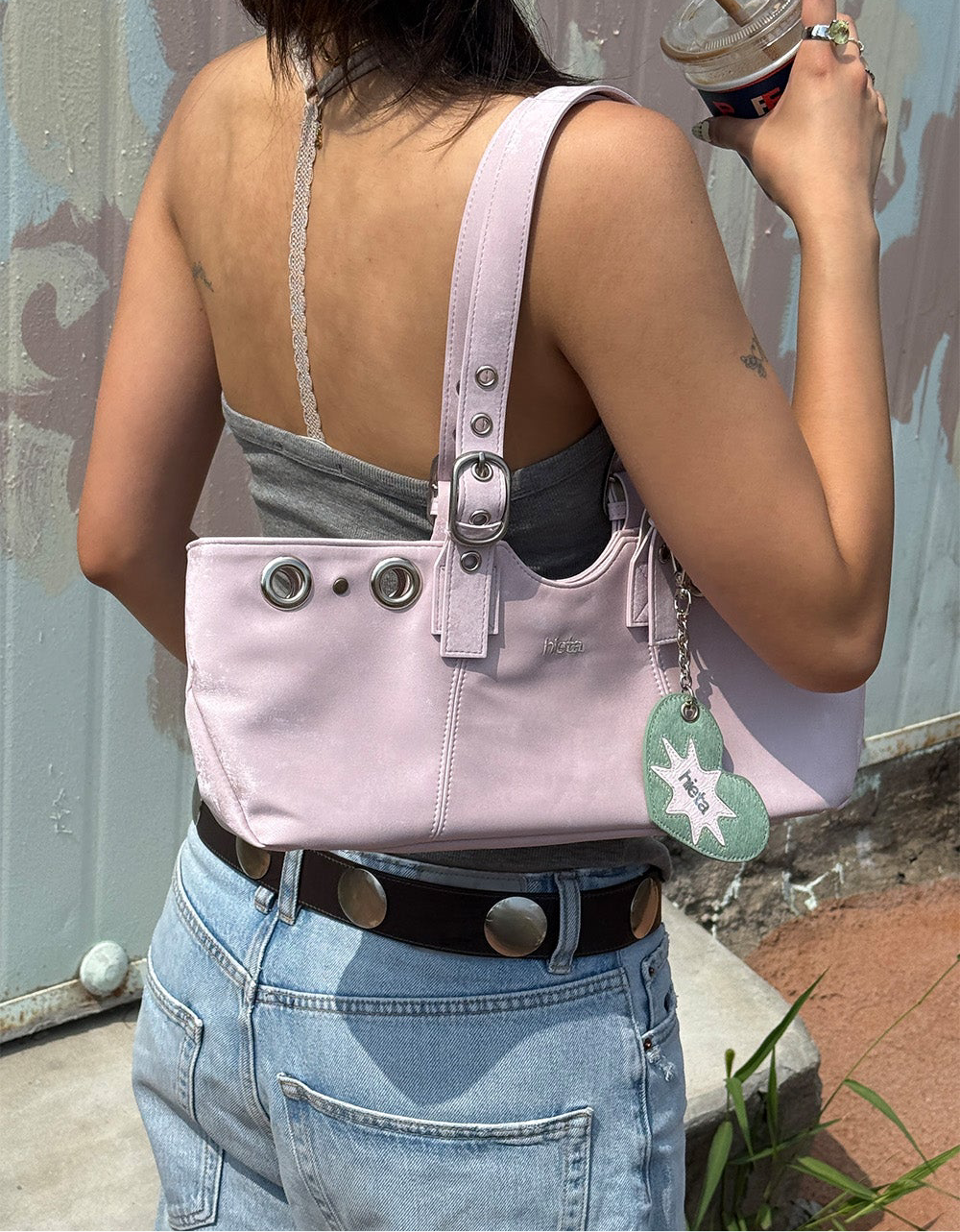 BECKY MINI BAG / POWDER PINK