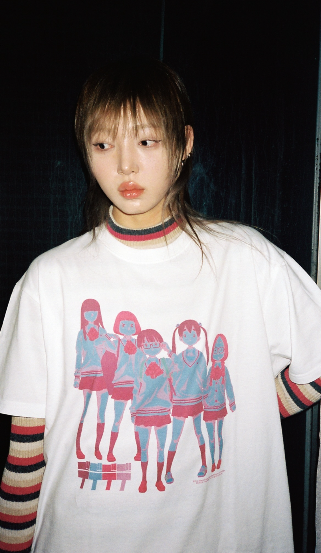 niceghostclub DEDEDEDE KEITA OBA TEE [WHITE]