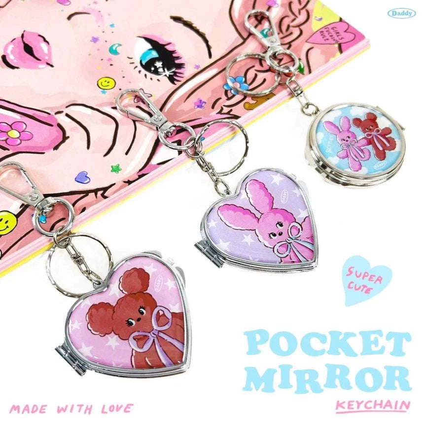 Daddy Ronnie & Lux Mirror Keychain