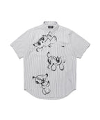 niceghostclub baby guardians stripe big big half shirt [2colors]